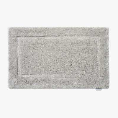 The Rug Seller Hug Rug Bamboo Border mats in Grey50x80cm