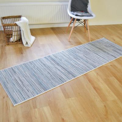 The Rug Seller Brighton Indoor Outdoor 98122 6001 Runner Rugs in Blue Multi&nbsp;60x200cm