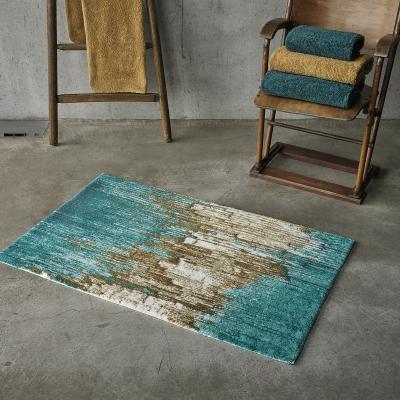 The Rug Seller Li 800 Abstract Bath Mat in Gold by Designer Abyss & Habidecor&nbsp;70x120cm