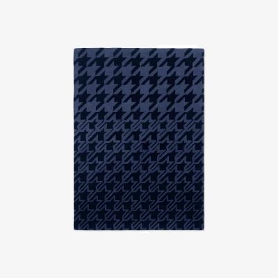 The Rug Seller Houndstooth 162808 Wool Rugs by Ted Baker in Dark Blue200x280cm