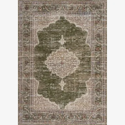 The Rug Seller Alhambra rugs 6594B in IVORY GREEN