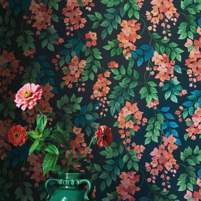 The Rug Seller Bougainvillea Wallpaper 117 6017 by Cole & Son in Rouge RedRoll