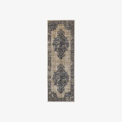 The Rug Seller Saville Traditional Medallion Indoor Outdoor Runner Rugs in Grey&nbsp;67x200cm