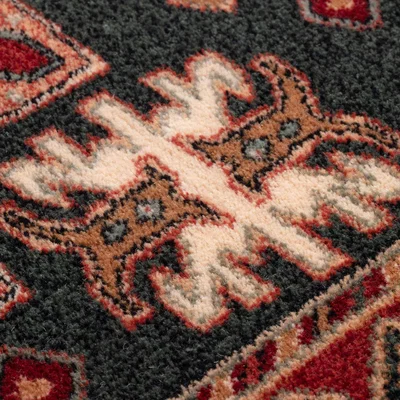 The Rug Seller Royal Kashqai 4370 ​300  Traditional Wool Rugs in Red