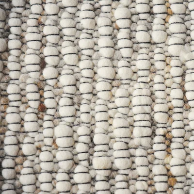 The Rug Seller Tumble 013601 Wool Rugs in Cream by Brink and Campman