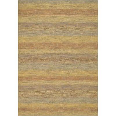 The Rug Seller San Rocco 89004 2004 Outdoor Flatweave Rug in Gold Yellow