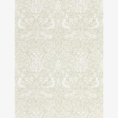 The Rug Seller Pure Dove and Rose Wallpaper 216521 by Morris & Co in White Clover&nbsp;Roll