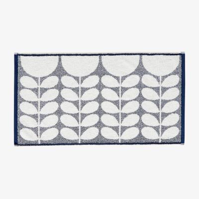 The Rug Seller Sunflower Bath Mat by Orla Kiely in Whale Blue50x90cm