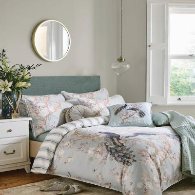 The Rug Seller Belvedere Cotton Bedding Set by Laura Ashley in Duckegg Blue50x75cm