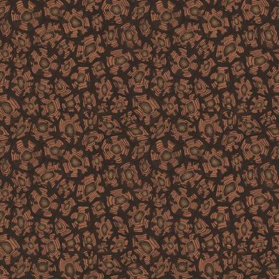 The Rug Seller Savanna Shell Wallpaper 119 4018 by Cole & Son in Terracotta Claret Metallic GoldRoll