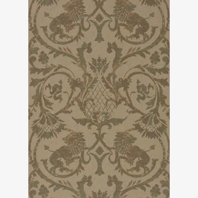 The Rug Seller Landseer Wallpaper 312614 by Zoffany in Verdigris Green&nbsp;Roll