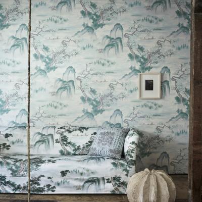 The Rug Seller Floating Mountains Wallpaper 312983 by Zoffany in Mineral&nbsp;Roll
