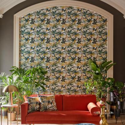 The Rug Seller Toucan Wallpaper W0146 01 by Clarke and Clarke in Antique White&nbsp;Roll