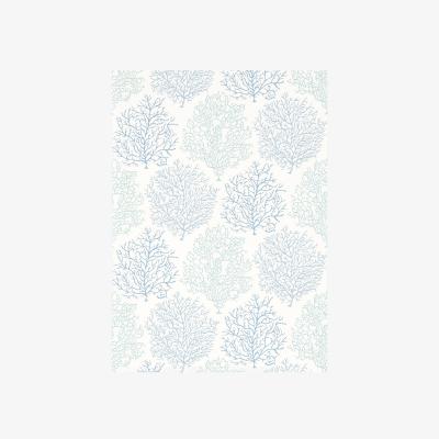 The Rug Seller Coral Reef Wallpaper 213390 by Sanderson in Marine Blue&nbsp;Roll