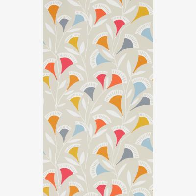 The Rug Seller Pepino Wallpaper 111546 by Scion in Watermelon Tangerine Slate&nbsp;Roll