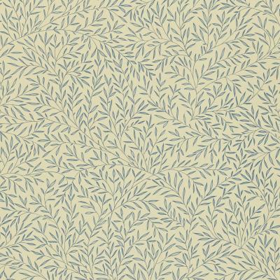 The Rug Seller Lily Leaf Wallpaper 104 by Morris & Co in Woad Blue&nbsp;Roll