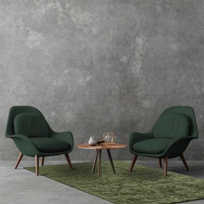 The Rug Seller Zehraya Abstract Persian Distressed Rugs in ZE06 Green