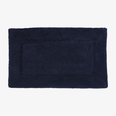 The Rug Seller Luxury Must Bath Mat 314 by Abyss & Habidecor in Navy Blue&nbsp;60x100cm