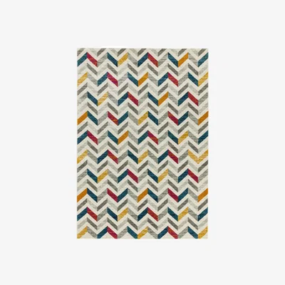 The Rug Seller Colt CL06 Chevron Rugs in Multi by Asiatic