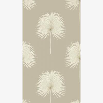 The Rug Seller Fan Palm Wallpaper 216637 by Sanderson in Linen Gilver&nbsp;Roll