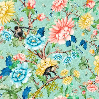 The Rug Seller Sapphire Garden Wallpaper W0133 02 by Wedgwood in Mineral&nbsp;Roll