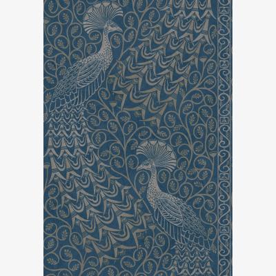 The Rug Seller Pavo Parade Wallpaper 116 8029 by Cole & Son in Metallic SilverRoll