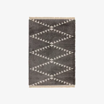 The Rug Seller Rocco Rugs RC04 in Charcoal