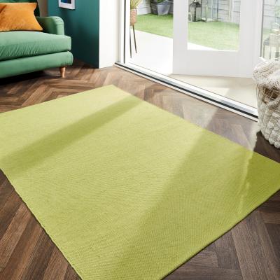 The Rug Seller Hug Rug Woven Washable Rugs in Green120x170cm