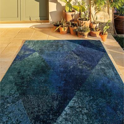 The Rug Seller Louis De Poortere Designer Lisboa Rugs in 9052 Sapphire Blue