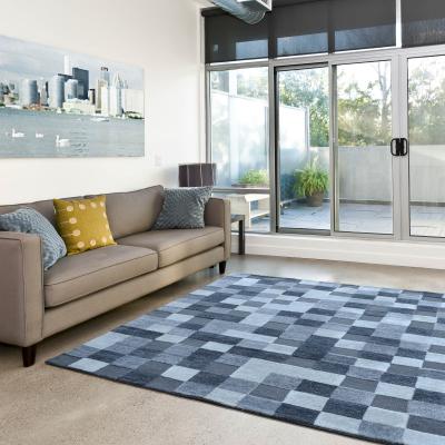 The Rug Seller Squares rugs in Grey