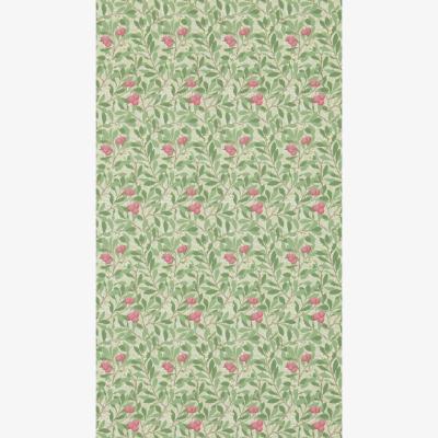 The Rug Seller Arbutus Wallpaper 214720 by Morris & Co in Olive Pink&nbsp;Roll
