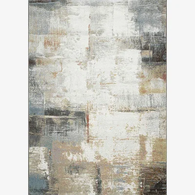 The Rug Seller Galleria Distressed Abstract 63723 9290 Rugs in Blue280x380cm