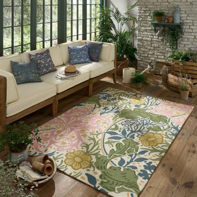 The Rug Seller Seaweed Indoor Outdoor Rugs 427007 by Morris & Co in Chrysanthemum