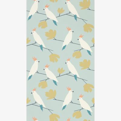 The Rug Seller Love Birds Wallpaper 112220 by Scion in Candy Blue&nbsp;Roll