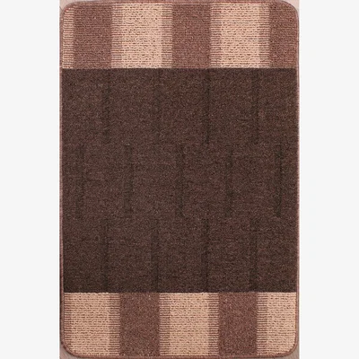 The Rug Seller Blocks Washable Multi Mats in Natural Beige&nbsp;57x100cm
