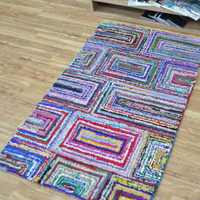 The Rug Seller Cotton Chindi Galaxy Multicoloured Rugs 04&nbsp;90x150cm