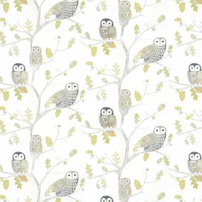 The Rug Seller Little Owls Wallpaper 112627 by Harlequin in Kiwi Green&nbsp;Roll
