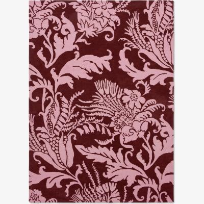 The Rug Seller Baroque 162902 Wool Rugs by Ted Baker in Pink170x240cm