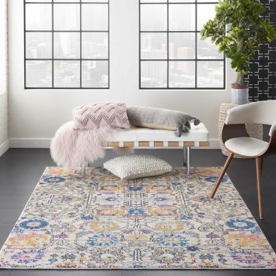 The Rug Seller Passion Rugs PSN01 in Ivory Multicolour