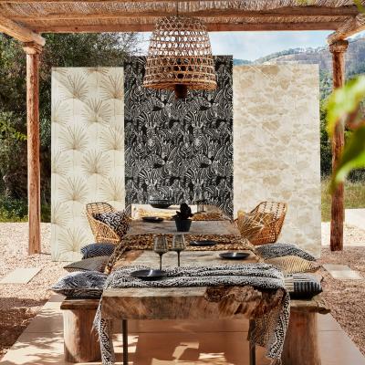 The Rug Seller Mitende Wallpaper 112228 by Harlequin in Oyster Gold Yellow&nbsp;Roll