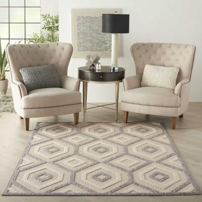 The Rug Seller Cozumel CZM02 Indoor Outdoor Geometric Rugs in Cream