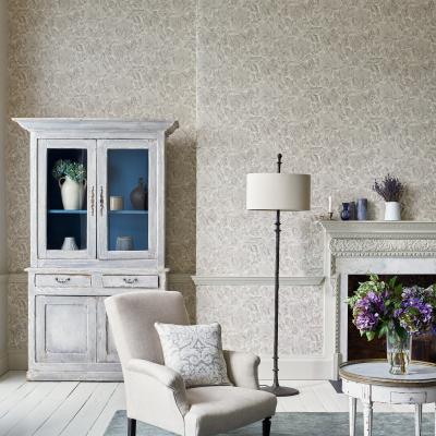 The Rug Seller Thackeray Wallpaper 216413 by Sanderson in Fig Purple&nbsp;Roll