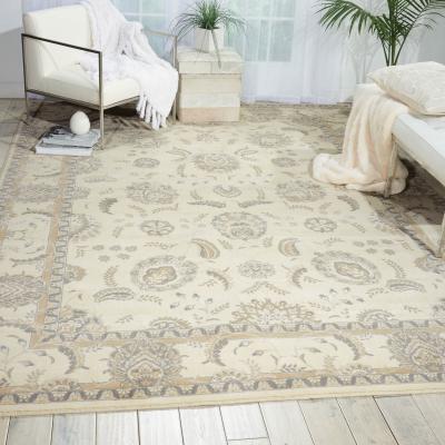 The Rug Seller Persian Empire Rugs PE22 Bone by Nourison