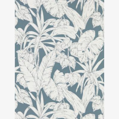 The Rug Seller Parlour Palm Wallpaper 112023 by Scion in Charcoal Grey&nbsp;Roll