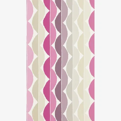 The Rug Seller Yoki Retro Wallpaper 110829 by Scion in Berry Plum Purple&nbsp;Roll