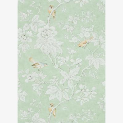 The Rug Seller Chiswick Grove 216387 Wallpaper by Sanderson in Sage Green&nbsp;Roll
