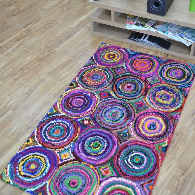 The Rug Seller Cotton Chindi Rainbow Multicoloured Rugs 02