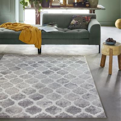 The Rug Seller Weconhome Replay Modern Trellis Rugs 30509 957 in Pink Grey Beige