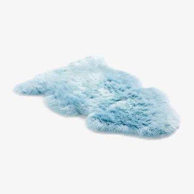 The Rug Seller Long Wool Sheepskin Rugs in Sea Foam&nbsp;Single