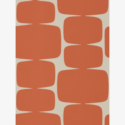 The Rug Seller Lohko Wallpaper 111295 by Scion in Paprika Orange&nbsp;Roll